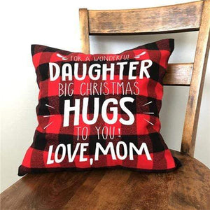 Mom To Daughter - Big Christmas Hugs To You - Cushion Case