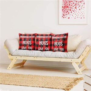 To My Granddaughter - Big Christmas Hugs To You - Cushion Case