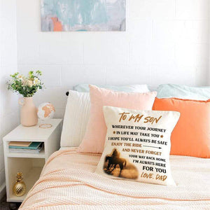 Dad To Son - Enjoy The Ride - Pillow Case
