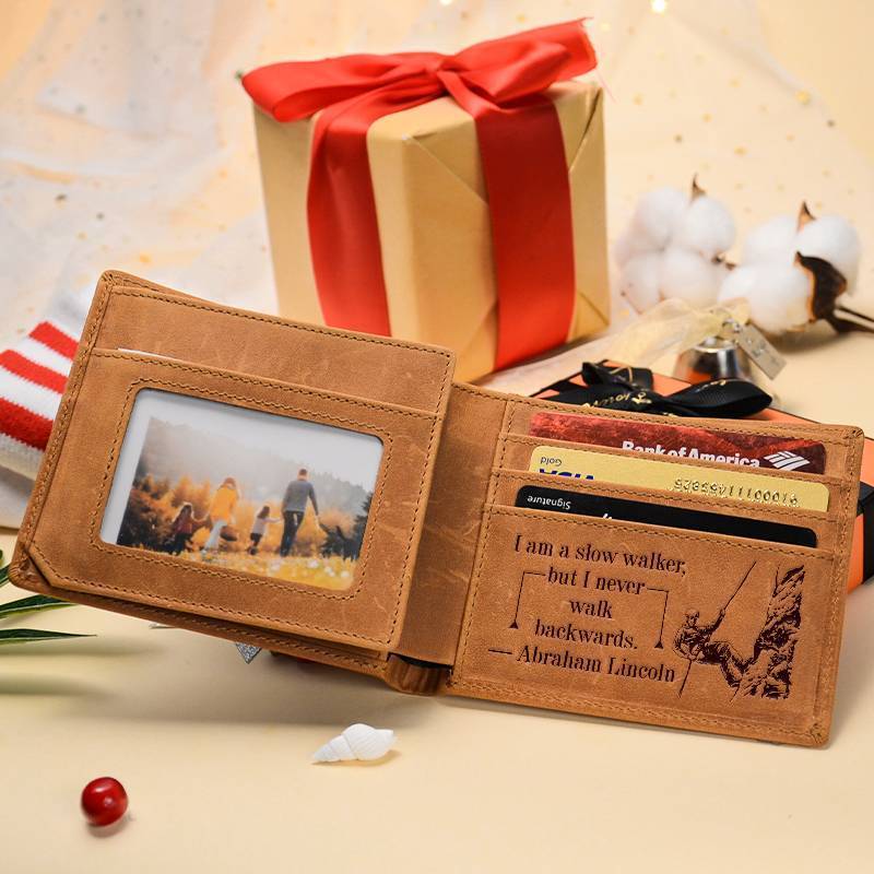 Abraham Lincoln Motivational Quotes - Bifold Wallet