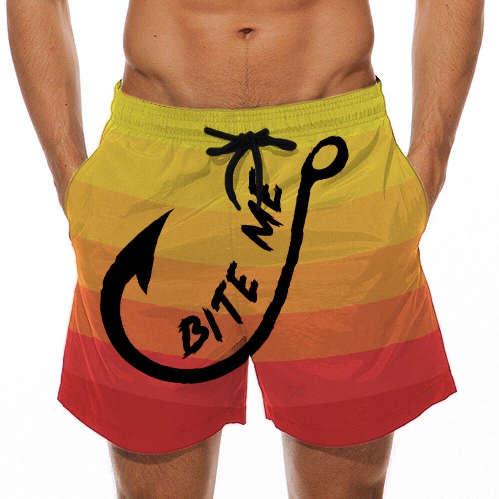 Bite Me - Custom Swim Trunks