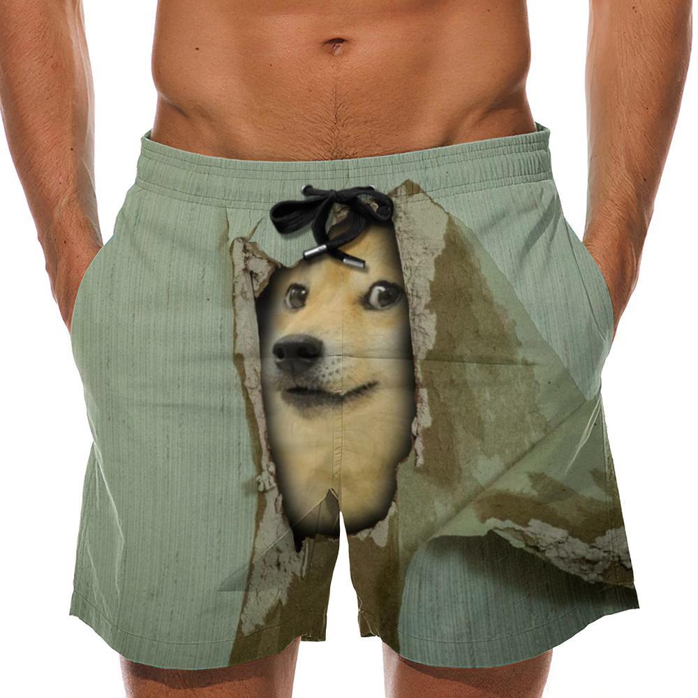 Corgi - Custom Swim Trunks