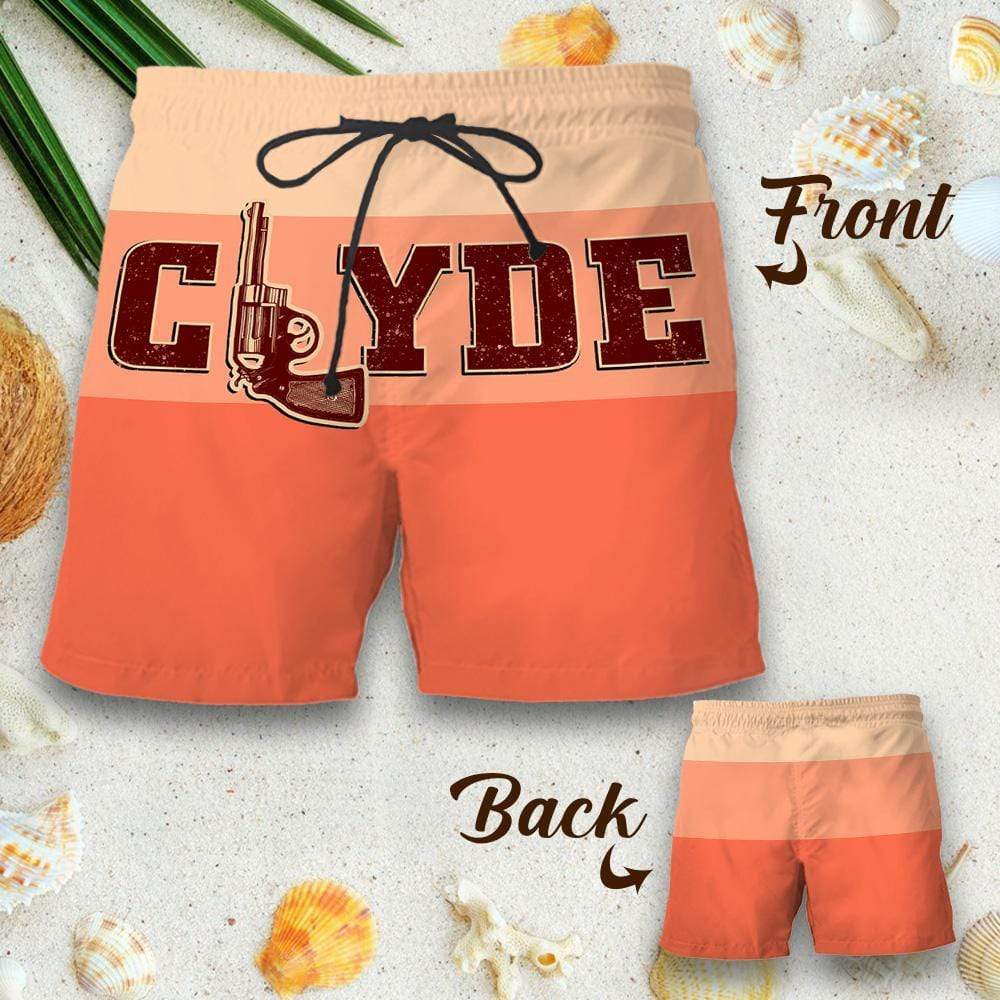 Couple Matching - Clyde & Bonnie Coral - Shorts