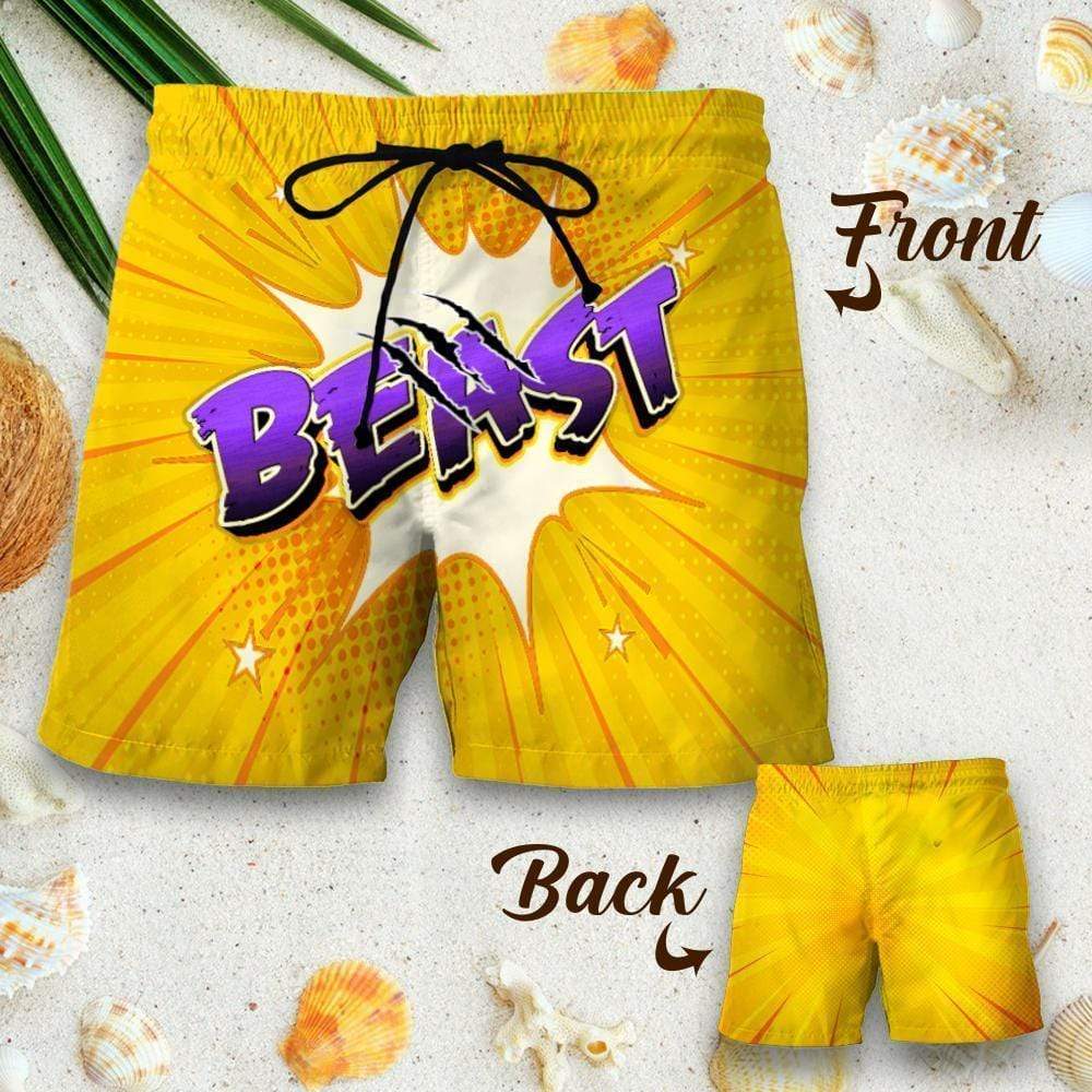 Couple Matching - Beauty And Beast - Shorts