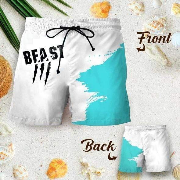 Couple Matching - Beauty And Beast - Shorts